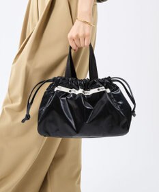 LeSportsac E/W CITY DRAWSTRING BAG /アップタウンブラックシャイン/ブラック2