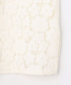 組曲 【先行予約・WEB限定】フラワーラッセルレースシャツライク ブラウス