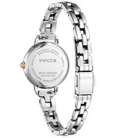 CITIZEN 【ソーラーテック電波時計】シルバー×ゴールドのアクセサリー感覚腕時計