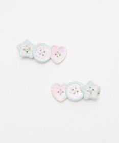 WEGO L2Pモチーフボタンヘアクリップ