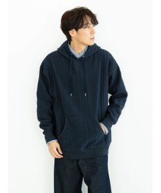 CRAFT STANDARD BOUTIQUE ケーブル柄カットパーカー1