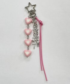 WEGO 4連カラーハートキーホルダー