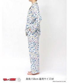 une nana cool トムとジェリー × une nana cool【綿100%】長袖開襟パジャマ