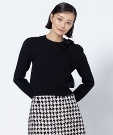 TOCCA HOUNDTOOTH RIBBON ニット