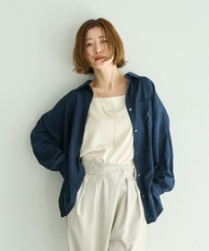 YECCA VECCA ボートネックサテンキャミ