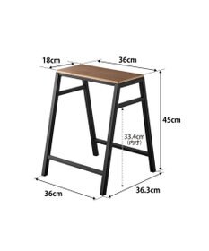 tower スツール タワー H45  ブラック