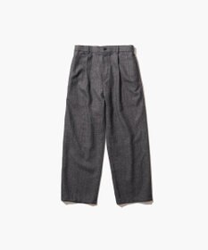 ATON LINEN WOOL TWILL | ルーズフィットパンツ - UNISEX