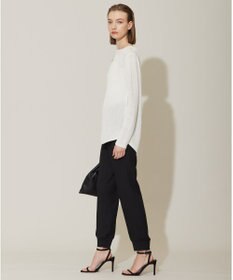 ICB 【洗える】 ペーパーブレンドシャインニット プルオーバー