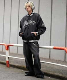 WEGO 【ユニセックス着用ITEM】グラフィックパファースタジャン