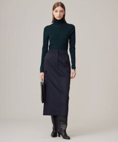 ICB 【CLASSY.1月号掲載・新色追加・洗える】エクストラファインメリノ タートルネックプルオーバー