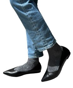 23区 ラメ クルーソックス