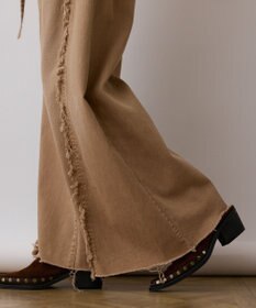 GRACE CONTINENTAL フリンジバギーパンツ