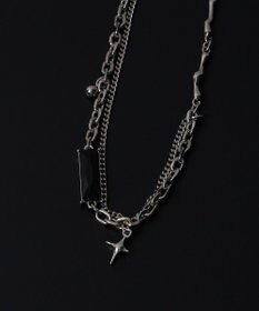 WEGO MモチーフMIXチェーンネックレス