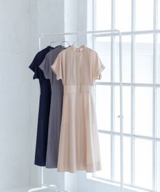 組曲 S 【洗える・ドライタッチ】シアーボイルフロントタック ワンピース