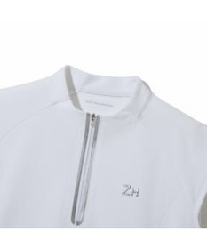 ZERO HALLIBURTON 【吸水速乾・UVケア】 フレンチスリ―ブモックネック鹿の子ワンピース ZHG-W5S4b 82978