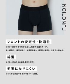 WACOAL MEN WACOAL MEN N.HOOLYWOOD COMPILEコラボ ボクサーパンツ 【気持ちいいパンツ】 綿混 フロントの安定性・快適性 毛玉になりにくい素材 前閉じ WT3423 /ワコールメン