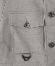 JOSEPH ABBOUD MOUNTAIN 【撥水/ライナードッキング対応】スライバー カモフラージュコンビ パーカー