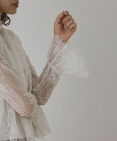 GRACE CONTINENTAL レースボウタイブラウス