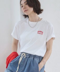 WEGO 【ANGIE VINTAGE】ワンポイント刺繍ロゴTシャツ