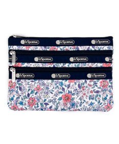 LeSportsac 3ZIP COSMETIC/タペストリーフラワー
