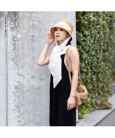 林八百吉商店 un chapeau  スカーフ付ペーパーハット