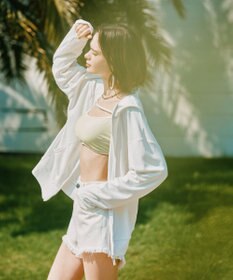 San-ai Resort（三愛水着楽園） ★新色ブルー入荷【UPF50＋】　ユニセックス　サーマルラッシュパーカー　S・M・L　【Reir（レイール）】