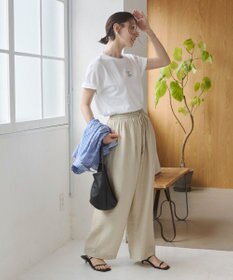 WEGO 【ANGIE VINTAGE】接触冷感イージーパンツ