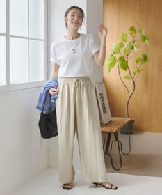 WEGO 【ANGIE VINTAGE】接触冷感イージーパンツ