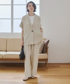 WEGO 【ANGIE VINTAGE】接触冷感イージーパンツ