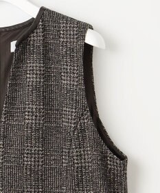 J.PRESS LADIES L 【洗える】チェック ジャカード ジャンパースカート