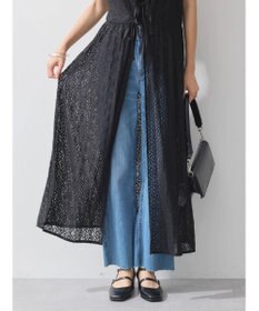 earth music&ecology フラワーレースキャミワンピース