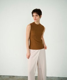 GRACE CONTINENTAL ハイネックリブニットトップ