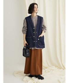 CRAFT STANDARD BOUTIQUE カットオフＡライン裏毛スカート