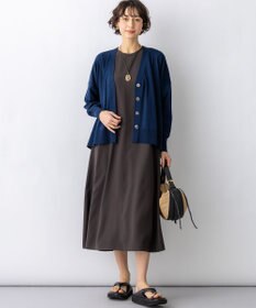 23区 【先行予約/WEB&一部店舗限定】スビンハイツイスト Vネック カーディガン