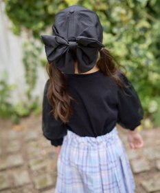 ANY KIDS 【日よけ付き】リボンキャップ