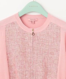 TOCCA 【洗える】PINK BASKET KNIT カーディガン