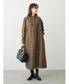 Green Parks マイクロピケシャツワンピース