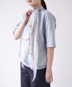 Marca ＜洗えるシルク＞【Marcaオリジナル】フローイングベルト剣先 ウォッシャブル シルクローン 剣先ストール