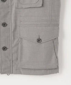 JOSEPH ABBOUD MOUNTAIN 【撥水/ライナードッキング対応】スライバー カモフラージュコンビ パーカー