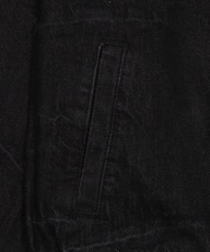 WEGO 【ユニセックス着用ITEM】ファーフードスラッシュデニムブルゾン