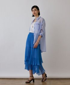 GRACE CONTINENTAL イレギュラープリーツスカート