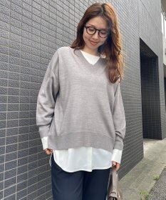 UNFILO ハイゲージウール Ｖネック