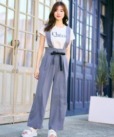 Feroux 【2WAY】サス付きリボン パンツ