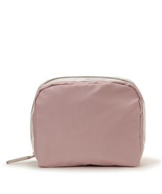 LeSportsac SQ ESSENTIAL COSMETIC/シルバーピンク/ライムライトC