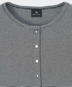 Paul Smith ボーダー ハーフスリーブ カーディガン