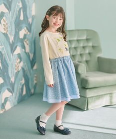 組曲 KIDS 【110-140㎝】オシバナクローバー Tシャツ