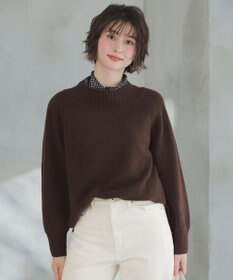 ANY SIS ボートネックAir ニット