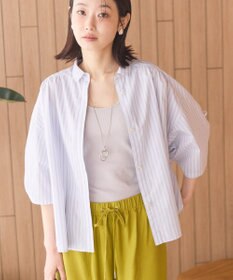 AMERICAN HOLIC 【先行予約】【WEB限定】ギャザーリボンスリーブ半袖シャツ