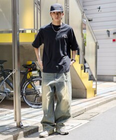 WEGO 【ユニセックス着用ITEM】アクセ付きストレートロゴT（SS）