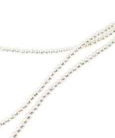 Green Parks ・ＨＡＬＦ　ＴＩＭＥ　ビーズ３連ネックレス